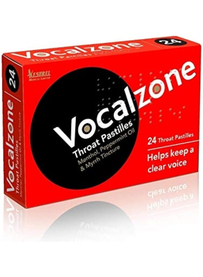 24 Throat Lozenges Vocal Care